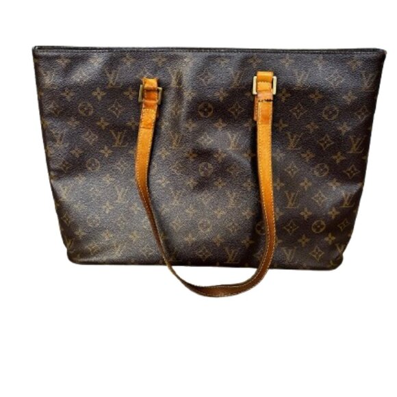 AUTHENTIC LOUIS VUITTON – large vintage monogram tote with zipper - Picture 2 of 8